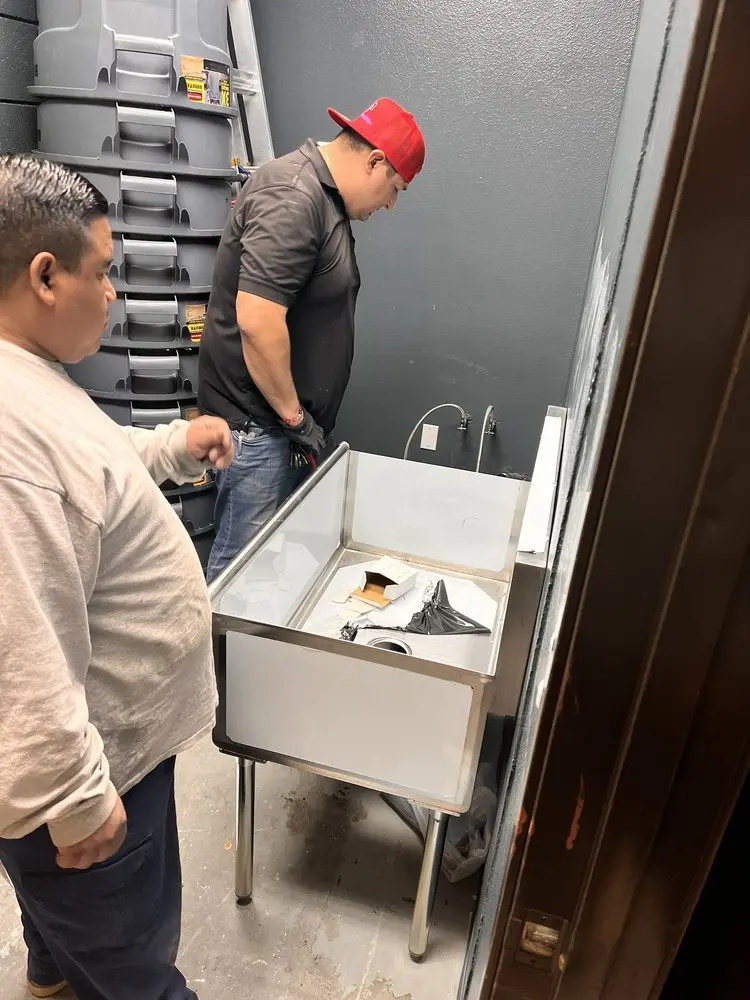Commercial plumbing and sink installation in Toppenish